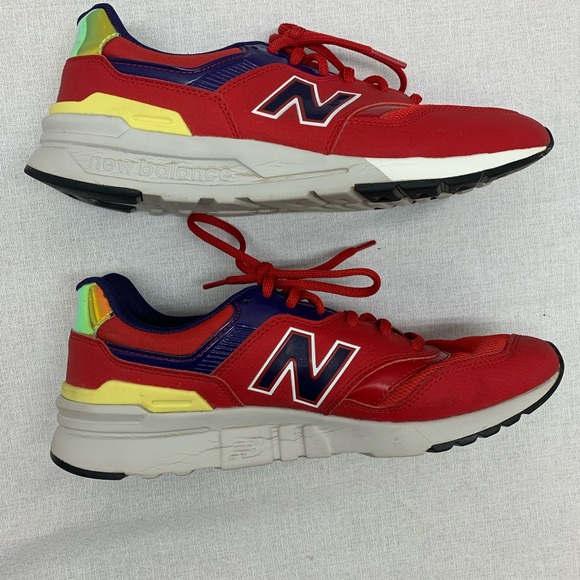 New Balance 997H 'Team Orange / Virtual Sky' Sneakers – Size 8 - Picture 4 of 13